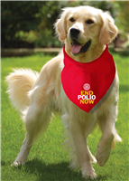 End Polio Now Pups for Polio Dog Bandana